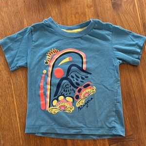 Patagonia Kids Teal Graphic Tee